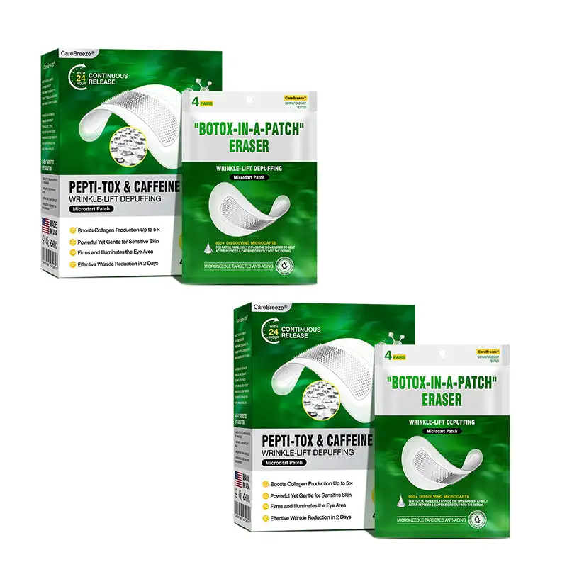 Pepti-Tox & Caffeine Shot Wrinkle-Lift Depuffing Microdart Patch - Image 4