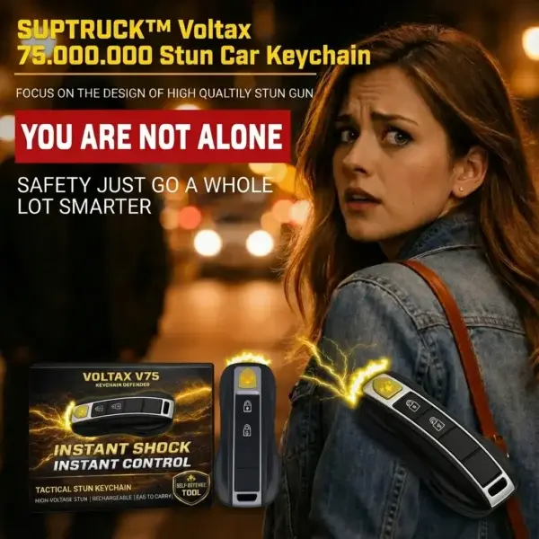 🔦 Voltax ShockForce 75M Stun Car Keychain - Image 2