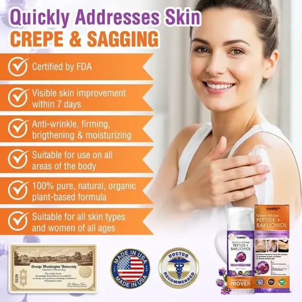 Queen Nectar Peptide - Bakuchiol Skin Restoration Cream