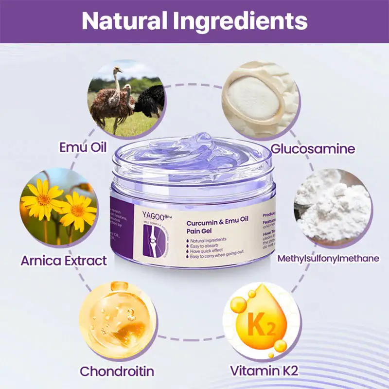 Curcumin & Emu Oil Pain Relief Gel - Image 9