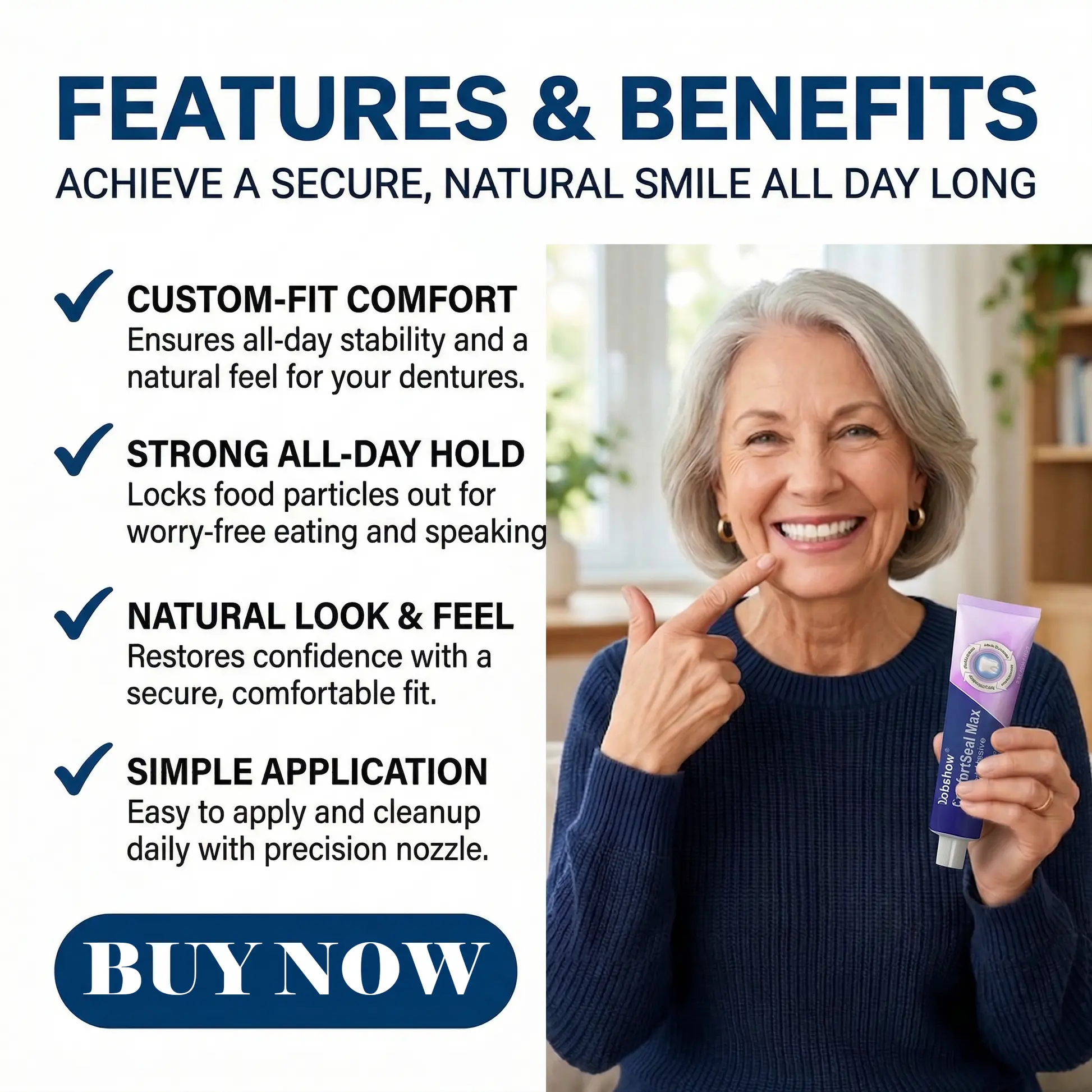 ComfortSeal Max Denture Adhesive - Image 2