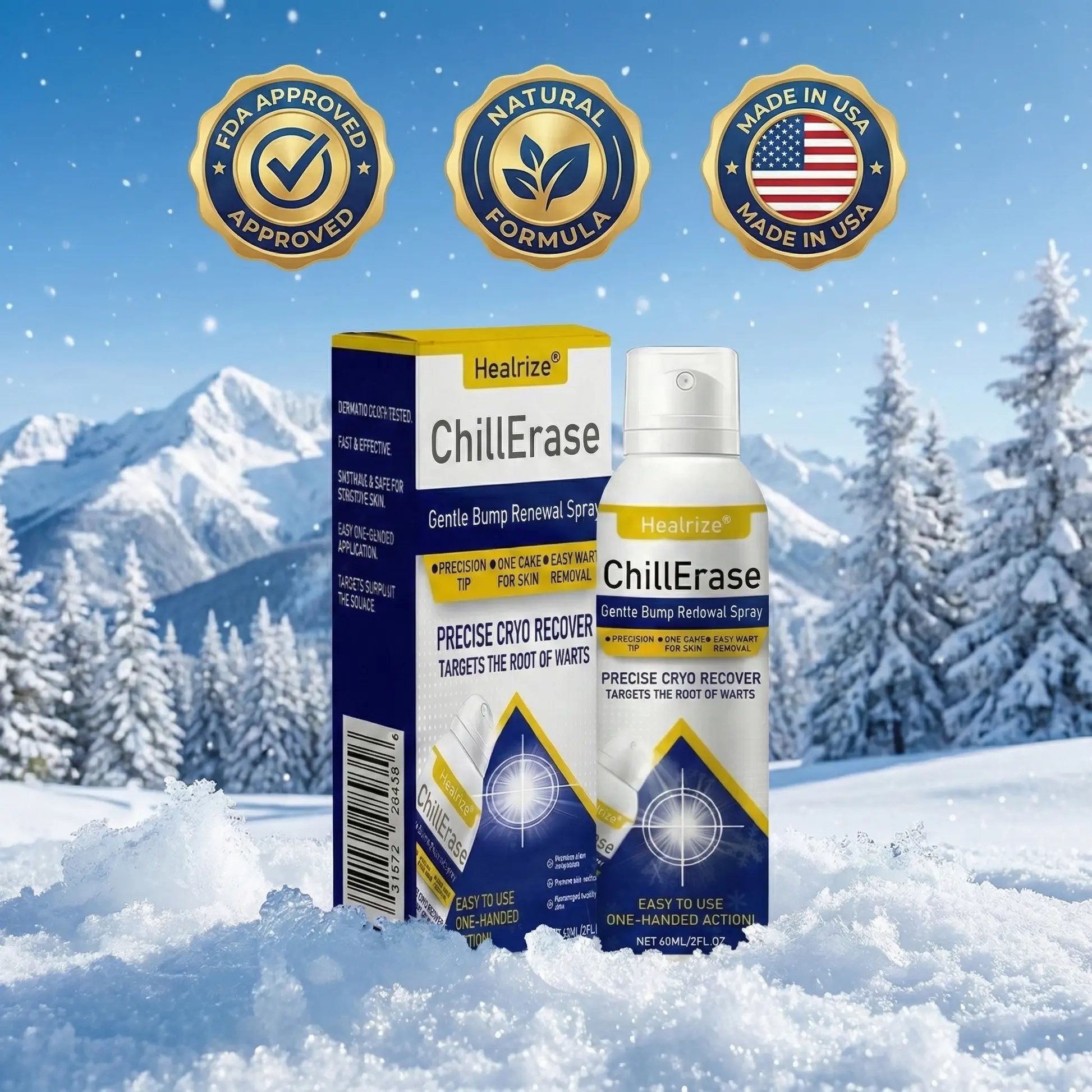 ChillErase Gentle Bump Renewal Spray—Stubborn Skin Bumps & Rough Spots