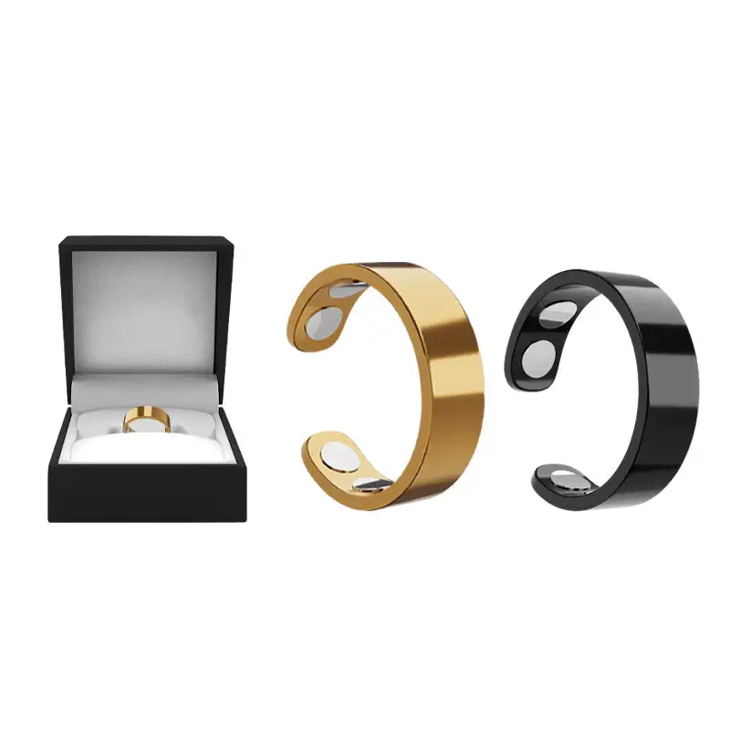 Magnetic Ring - Elegant Stainless Steel Ring - Magnet Rings - Image 18