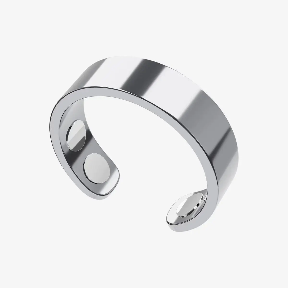 Magnetic Ring - Elegant Stainless Steel Ring - Magnet Rings - Image 2