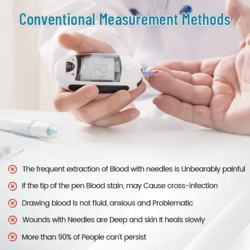 GlucoSense Non-Invasive Laser Blood Glucose Meter - Image 2