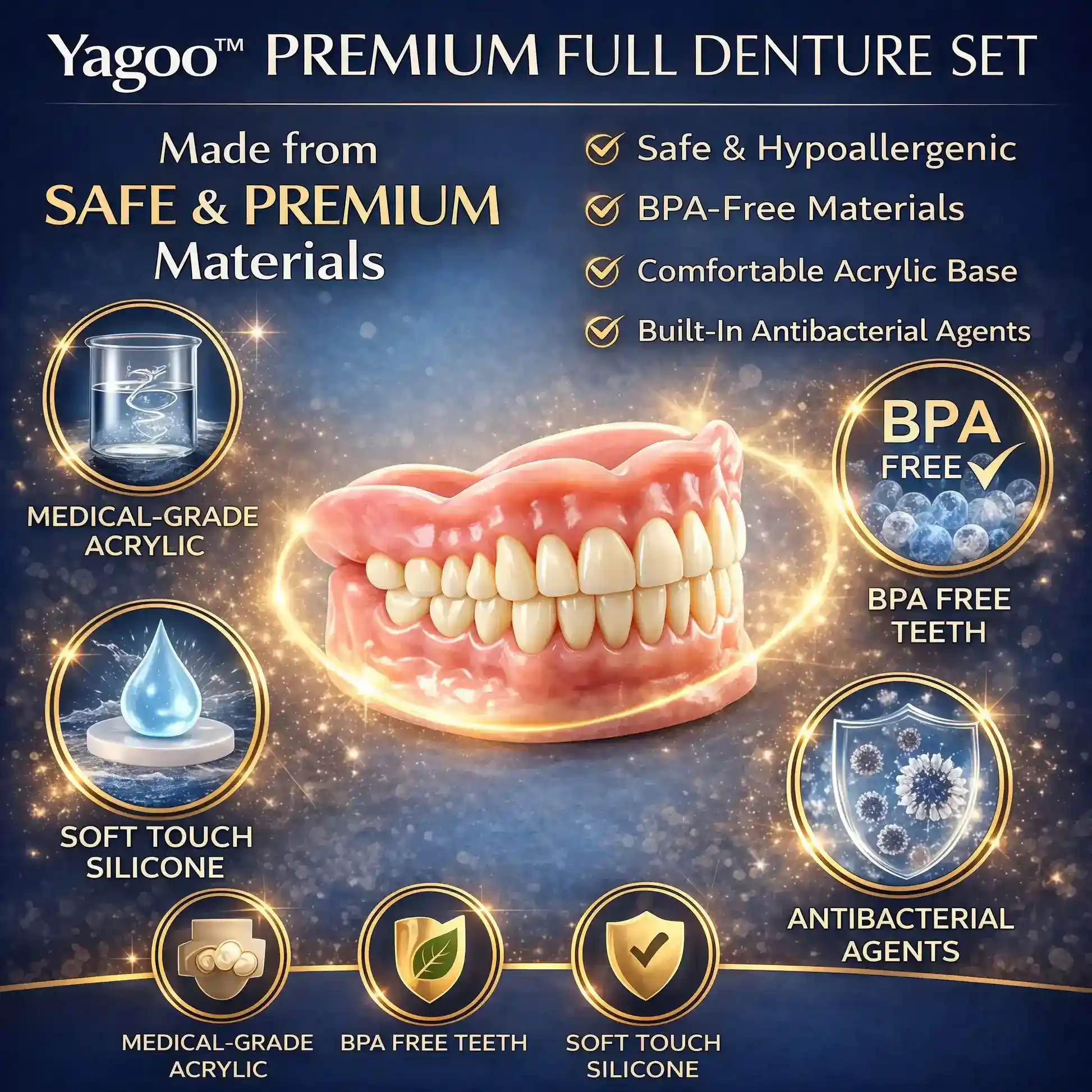 Medical Full Denture with Strong Suctiond - Image 4