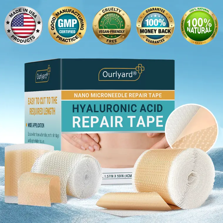 Hyaluronic Acid Microneedle Repair Tape