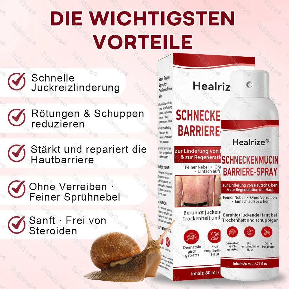 Schneckenmucin-Barriere-Spray zur Linderung von Hautschüben und zur Regeneration der Haut-𝘿𝙚𝙪𝙩𝙨𝙘𝙝𝙡𝙖𝙣𝙙𝙨 𝙉𝙧. 1 𝙨𝙥𝙧ü𝙝𝙗𝙖𝙧𝙚 𝘽𝙖𝙧𝙧𝙞𝙚𝙧𝙚-𝙋𝙛𝙡𝙚𝙜𝙚 𝙗𝙚𝙞 𝙋𝙨𝙤𝙧𝙞𝙖𝙨𝙞𝙨 - Image 7