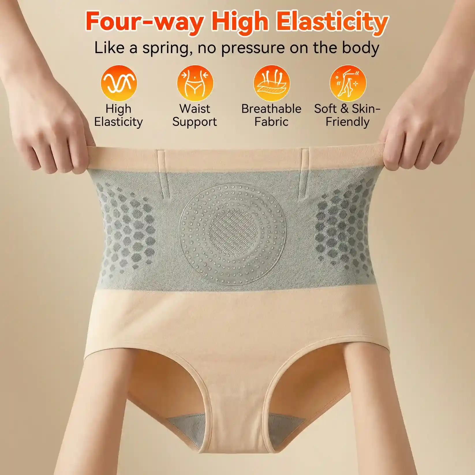 𝐌𝐨𝐫𝐢𝐧𝐠𝐚 & 𝐁𝐞𝐫𝐛𝐞𝐫𝐢𝐧𝐞 4‑In‑1 Micro‑Particle Sculpting & Fat‑Burn Shorts - Image 8