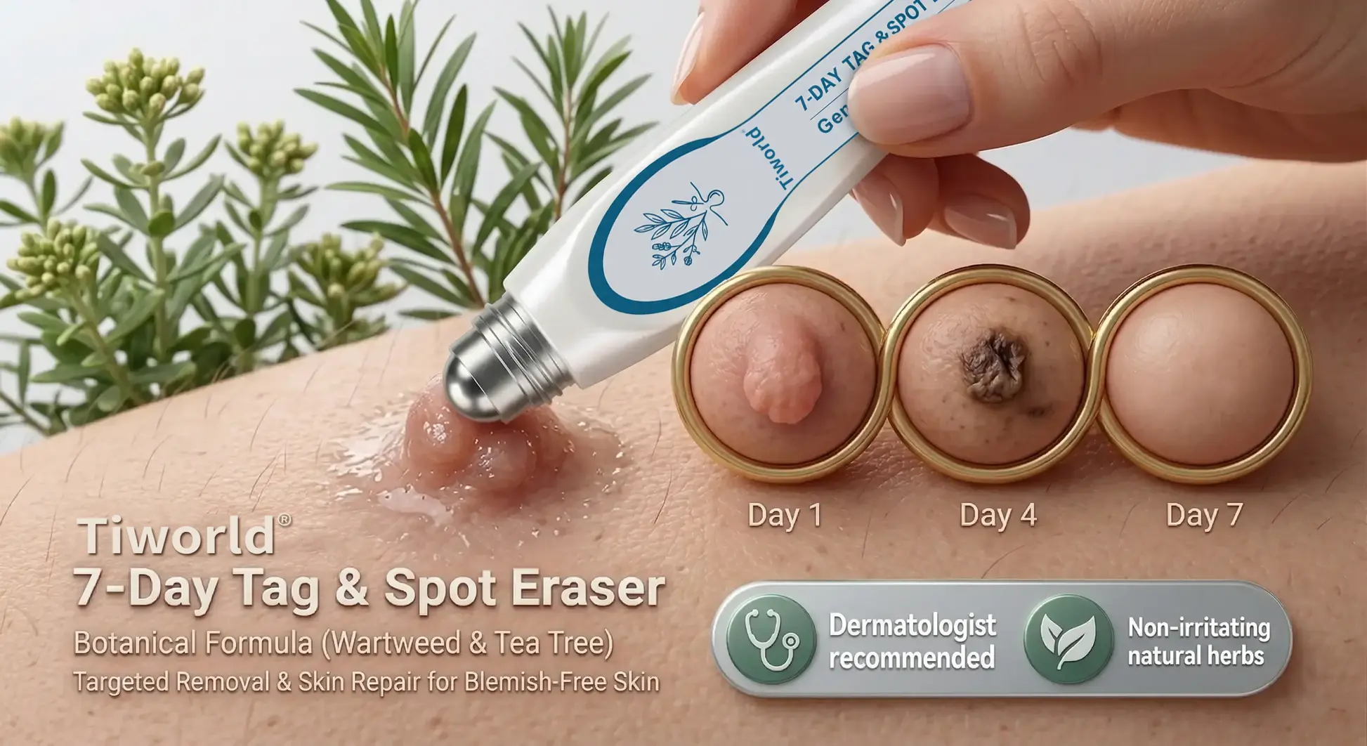 7-Day Skin Tag & Spot Eraser Painless & Scar-Free Advanced Imperfection Removal Rollerball Pen - Image 18