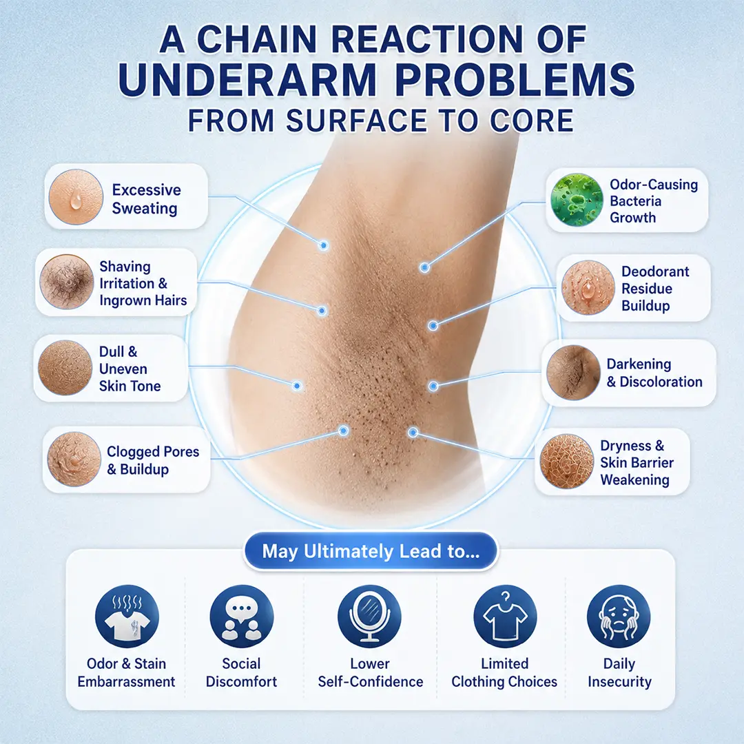 2-in-1 Nano Underarm Deodorizing & Melanin-Control Patches - Image 2
