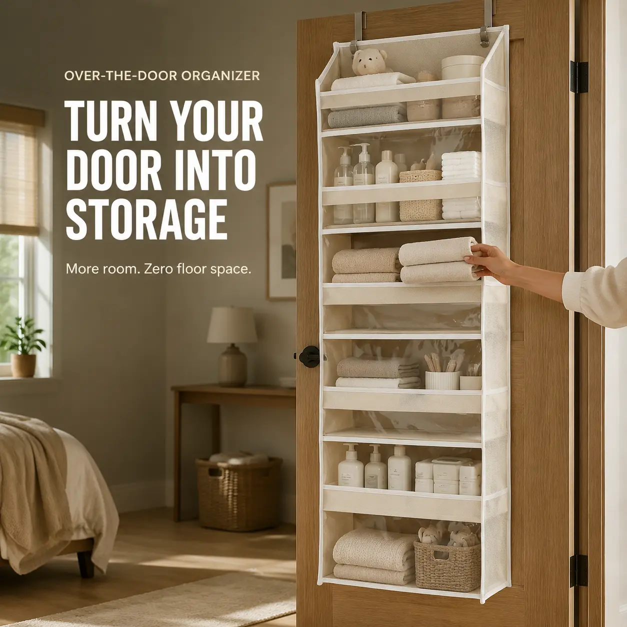 Over the Door Organizer with Pockets