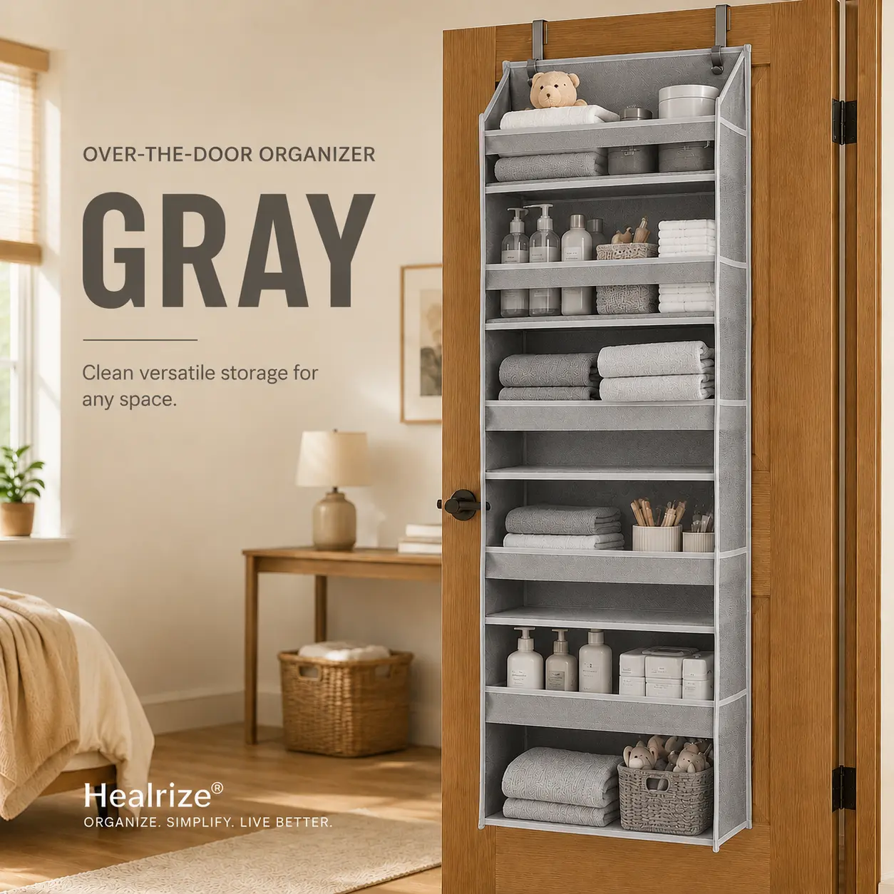 Over the Door Organizer with Pockets - Image 11