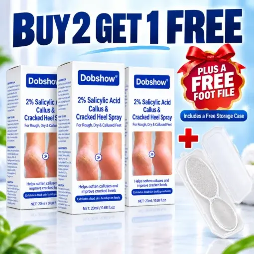 Medical-Grade 2% Salicylic Acid Callus & Cracked Heel Repair Spray - Image 15