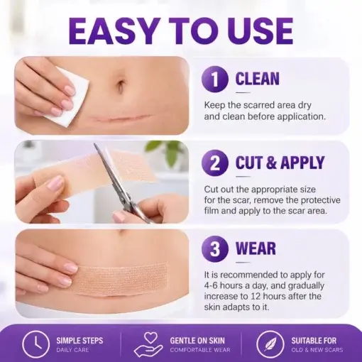 Medical-Grade Nano Microneedle Scar Repair Tape - Image 2