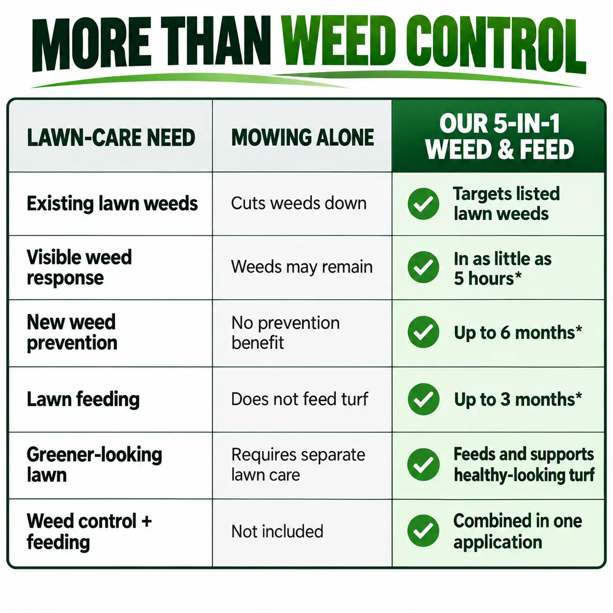 🔥 5-in-1 Weed & Feed | Fast-Acting Dual-Action Granules for Stubborn Lawn Weeds & a Greener-Looking Lawn - Image 8