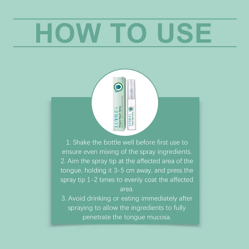 LOVILDS Tongue Repair Spray - Image 4