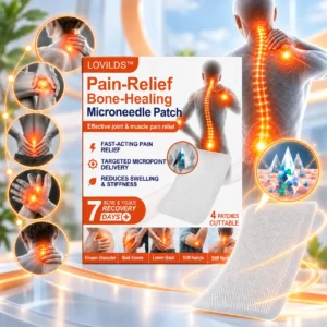 Alternative view of Pain-Relief Bone-Healing Microneedle Patch