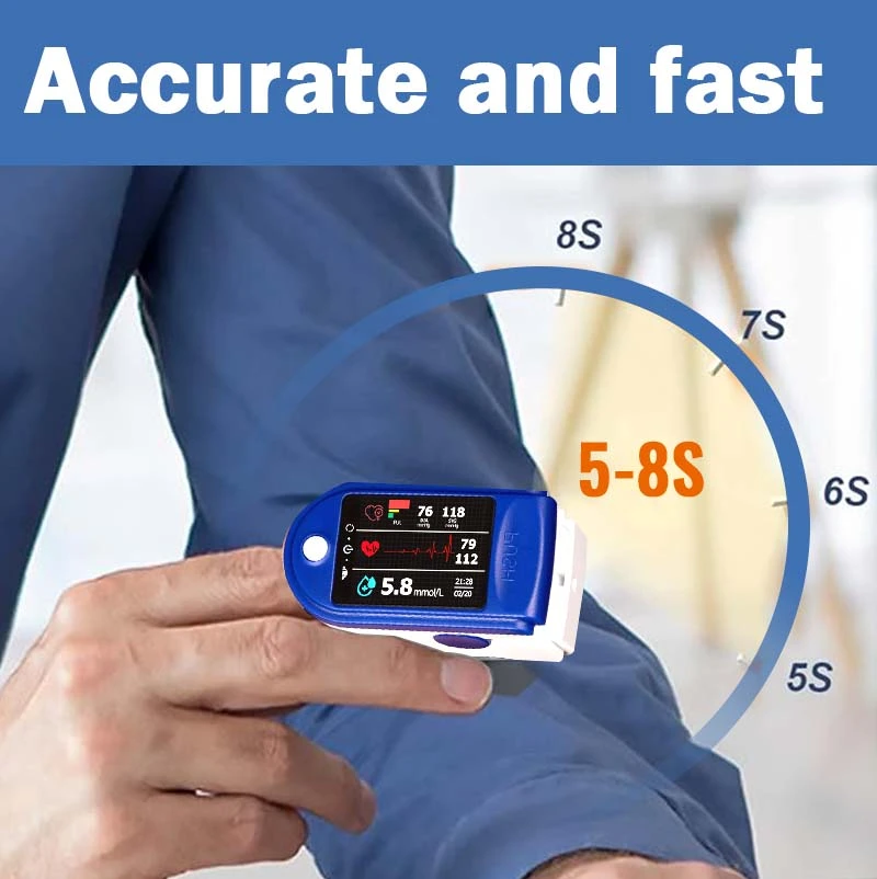 High Precision Non-invasive Glucose Meter 👨⚕️Clinical certification & 99.9% Accuracy - Image 3