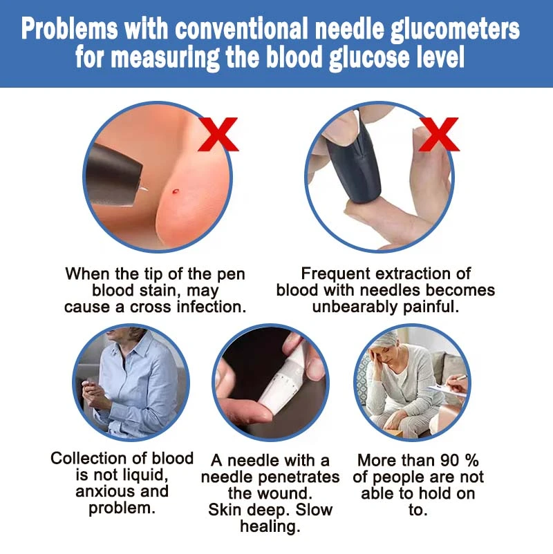 High Precision Non-invasive Glucose Meter 👨⚕️Clinical certification & 99.9% Accuracy - Image 6
